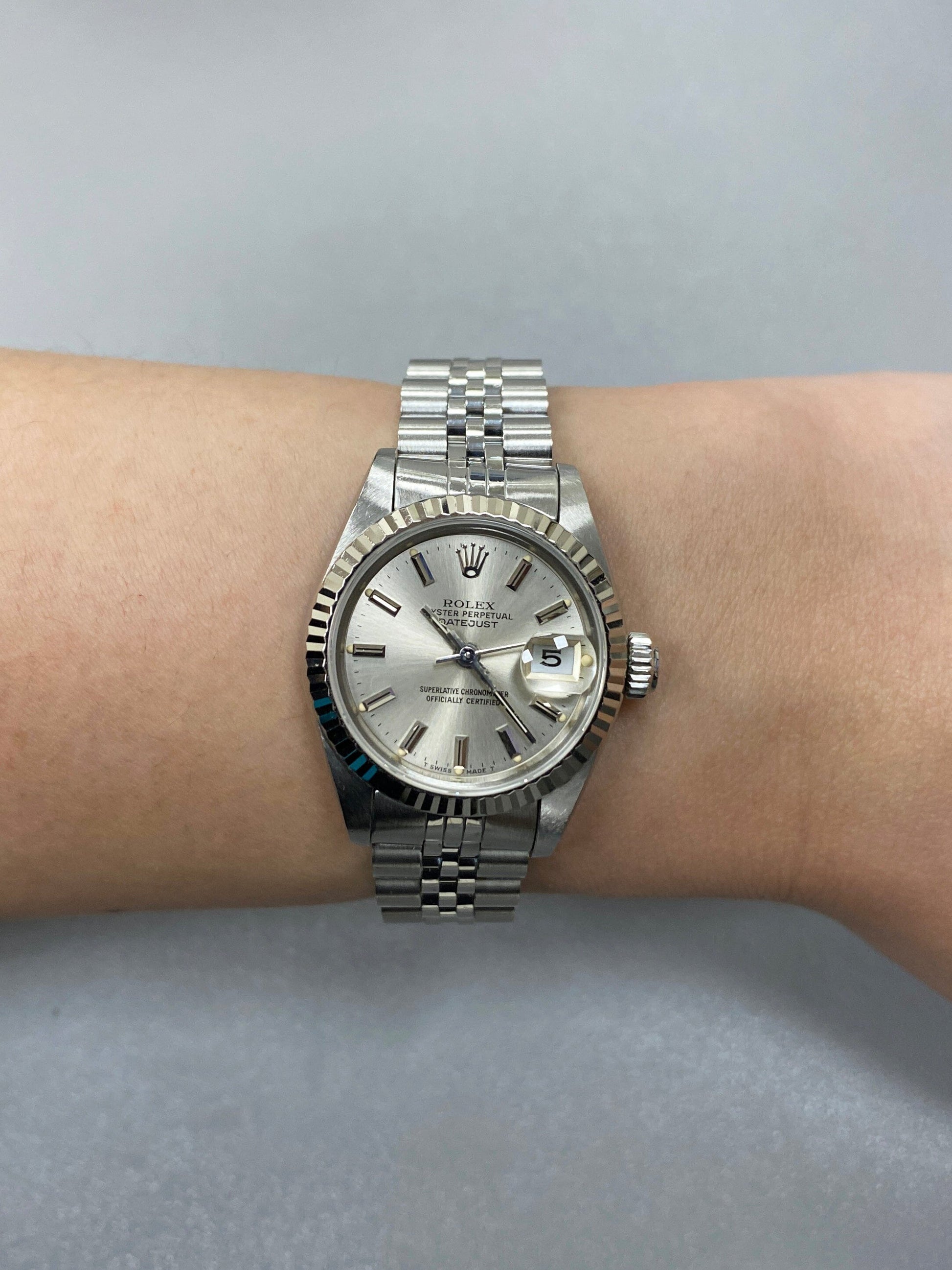 Rolex Datejust 69174 Sliver Dial Ladies Watch