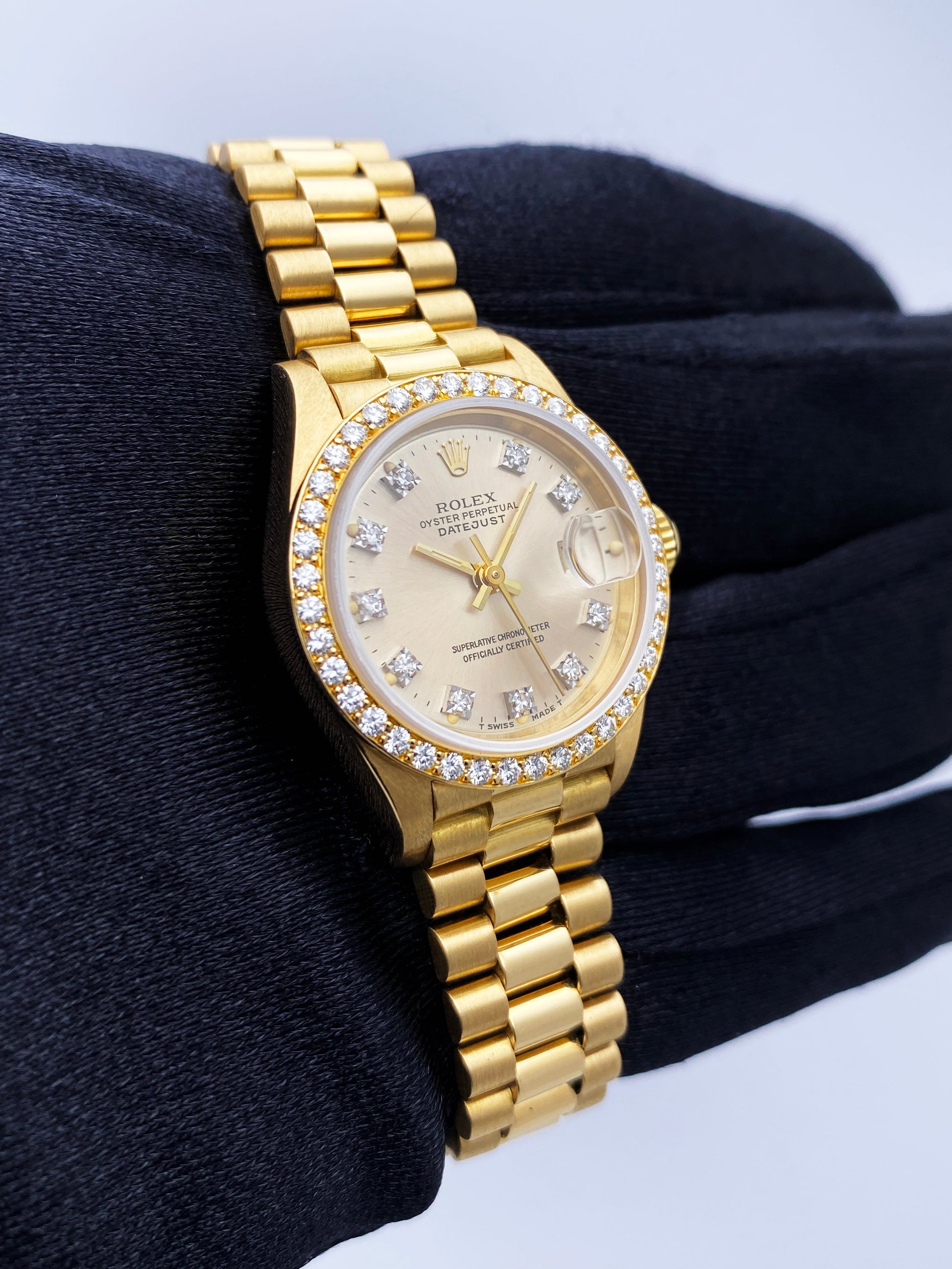 Rolex Datejust 69178 Diamond Dial Bezel Ladies Watch - Virtual