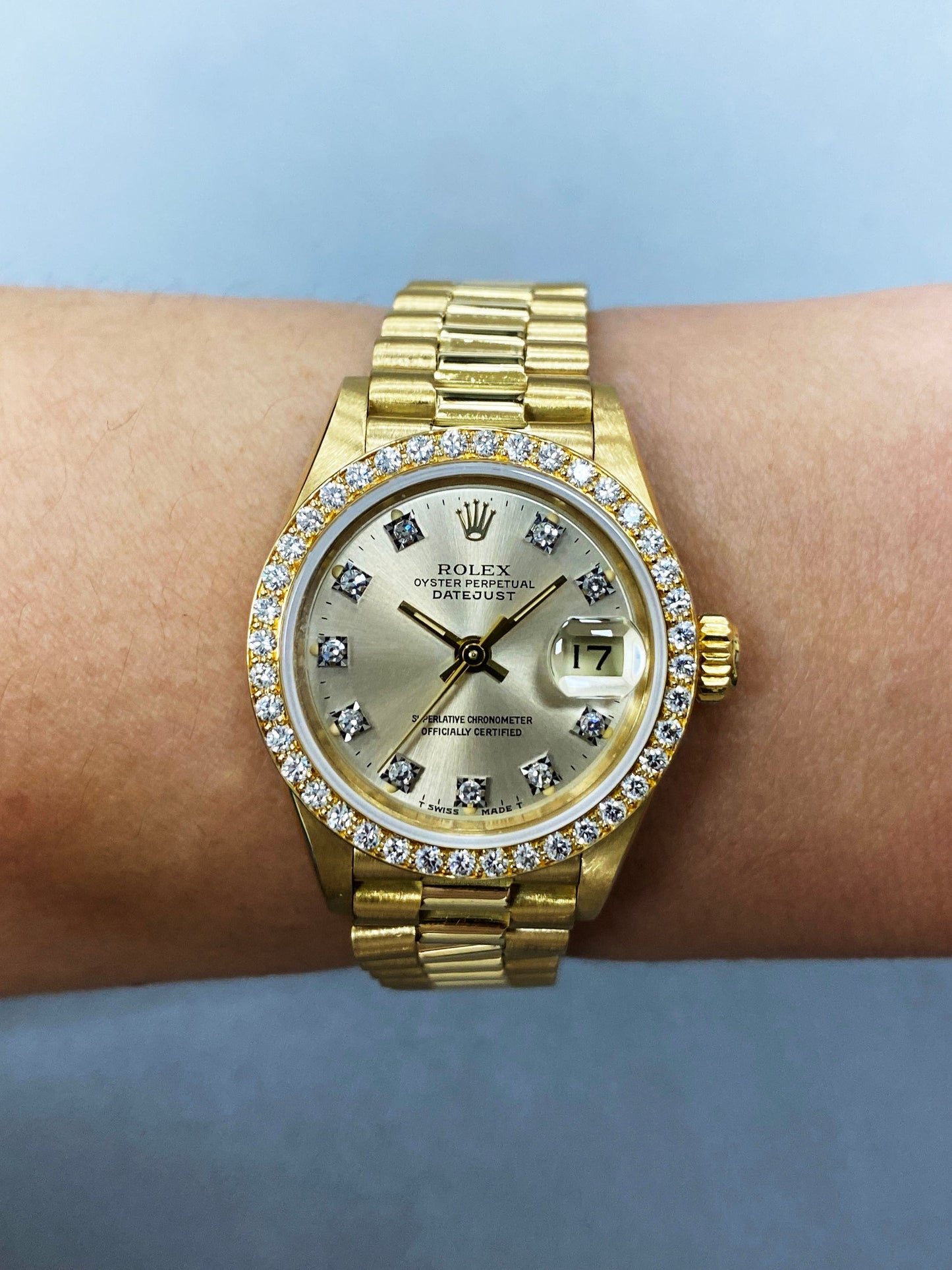 Rolex Datejust 69178 Diamond Dial Bezel Ladies Watch - Virtual