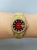 Rolex Datejust 69178 Red Dial Ladies Watch Box Papers