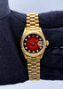 Rolex Datejust 69178 Red Dial Ladies Watch Box Papers