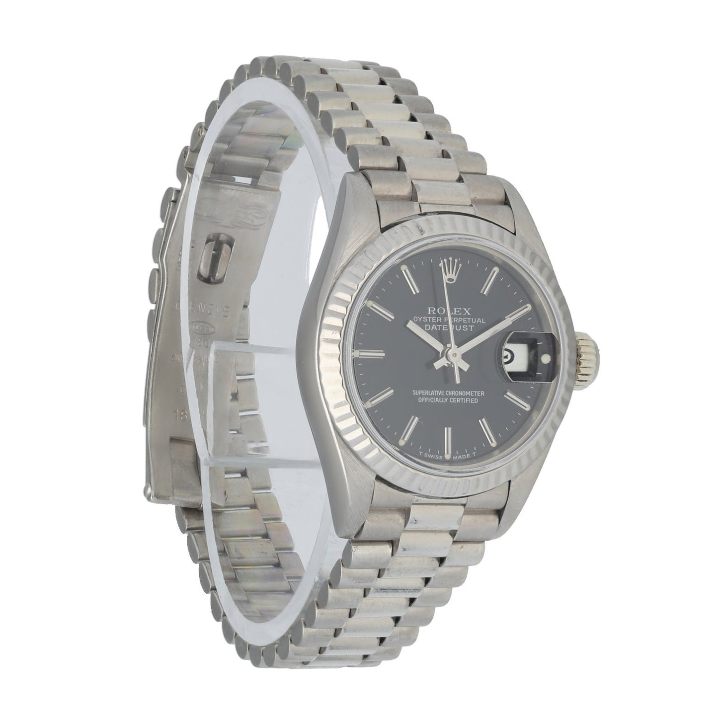 Rolex Datejust 69179 White Gold Ladies Watch Box & Papers