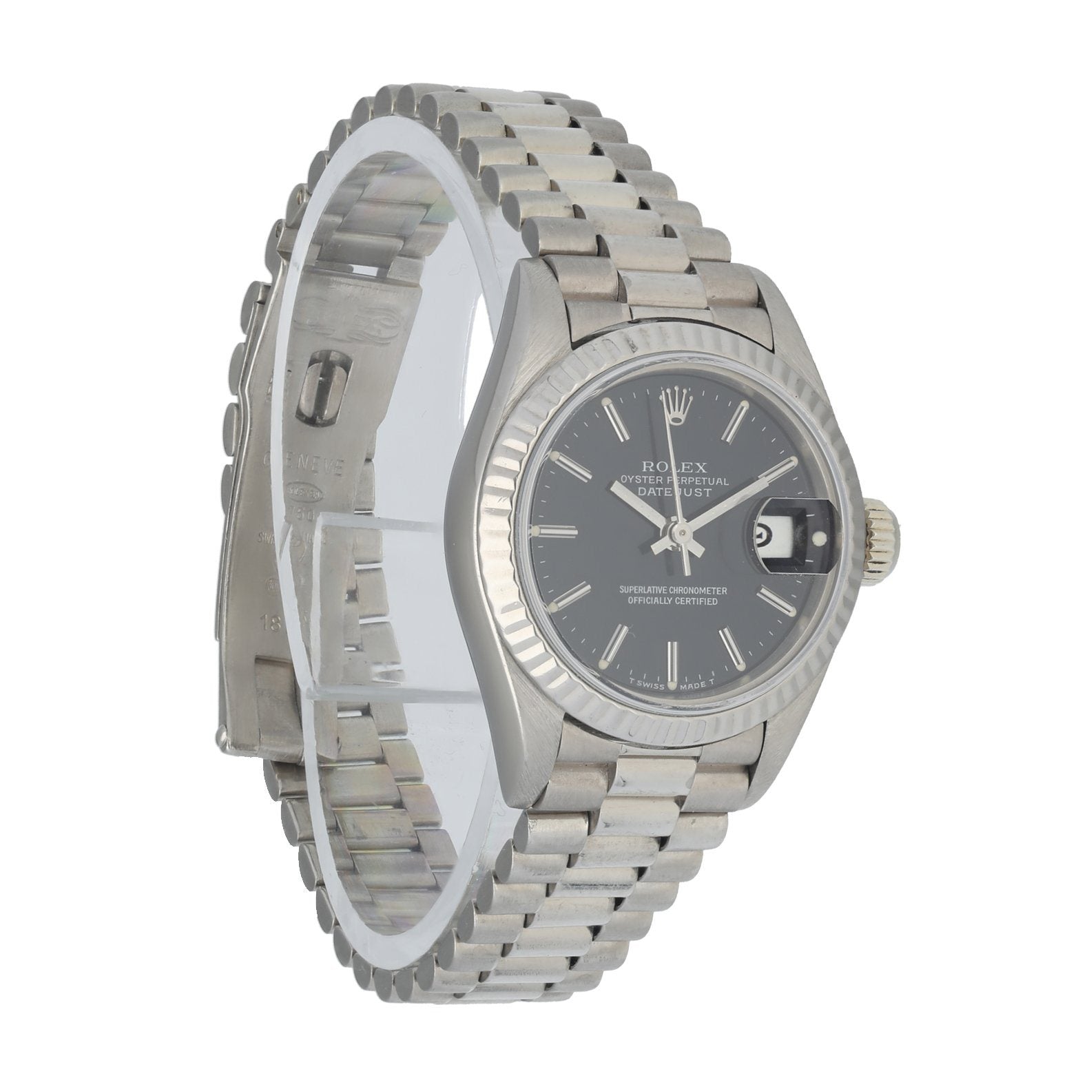 Rolex Datejust 69179 White Gold Ladies Watch Box & Papers