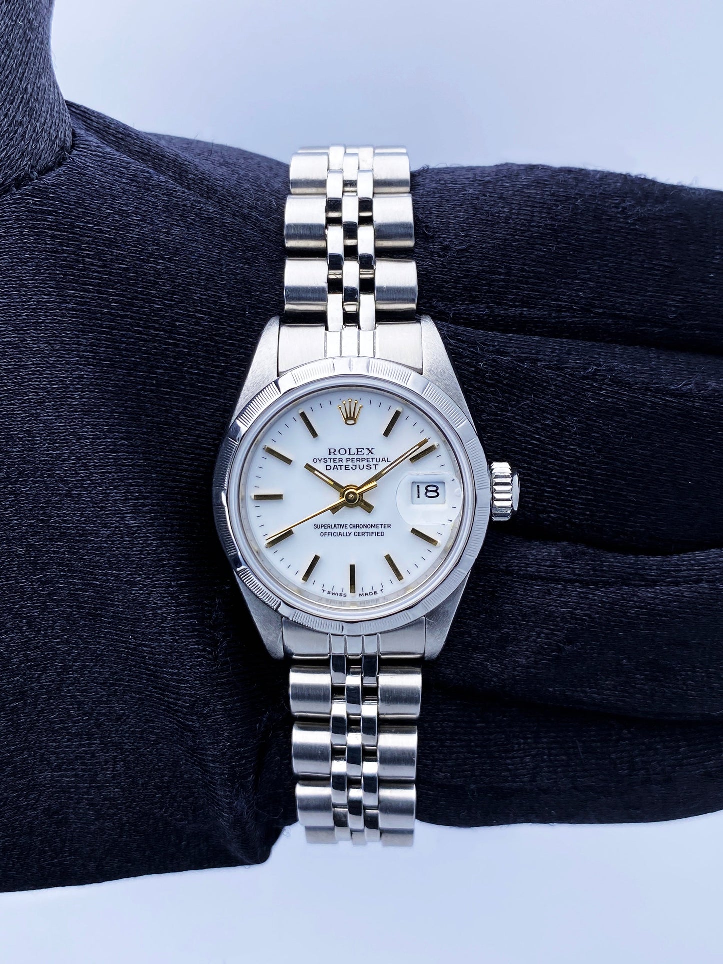 Rolex Datejust 69190 White Dial Ladies Watch - Wristwatch