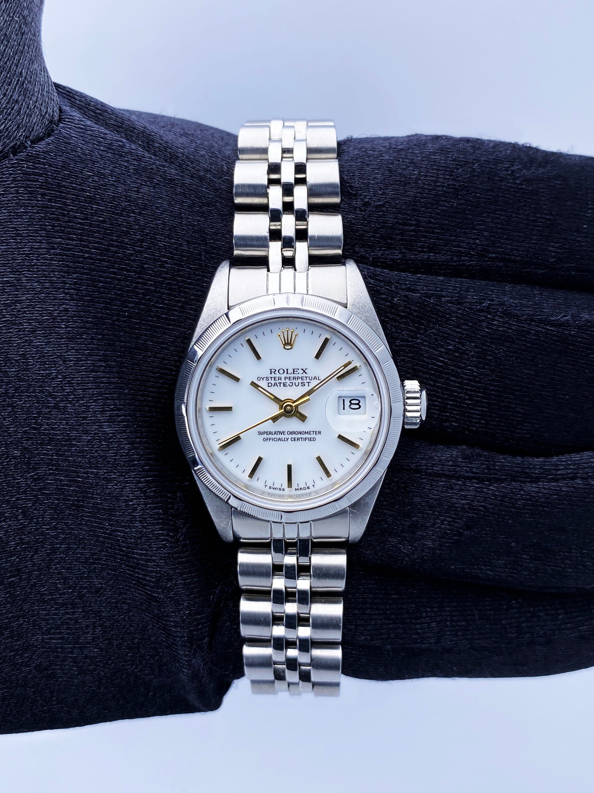 Rolex Datejust 69190 White Dial Ladies Watch - Wristwatch