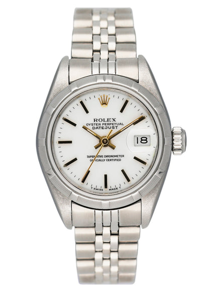 Rolex Datejust 69190 White Dial Ladies Watch - Wristwatch