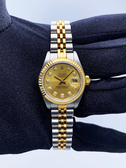 Rolex Datejust 79173 Diamond Dial Ladies Watch - Virtual