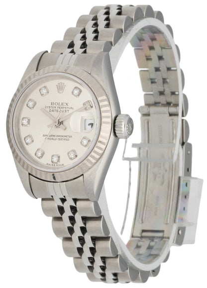 Rolex Datejust 79174 Diamond Dial Ladies Watch Box & Paper