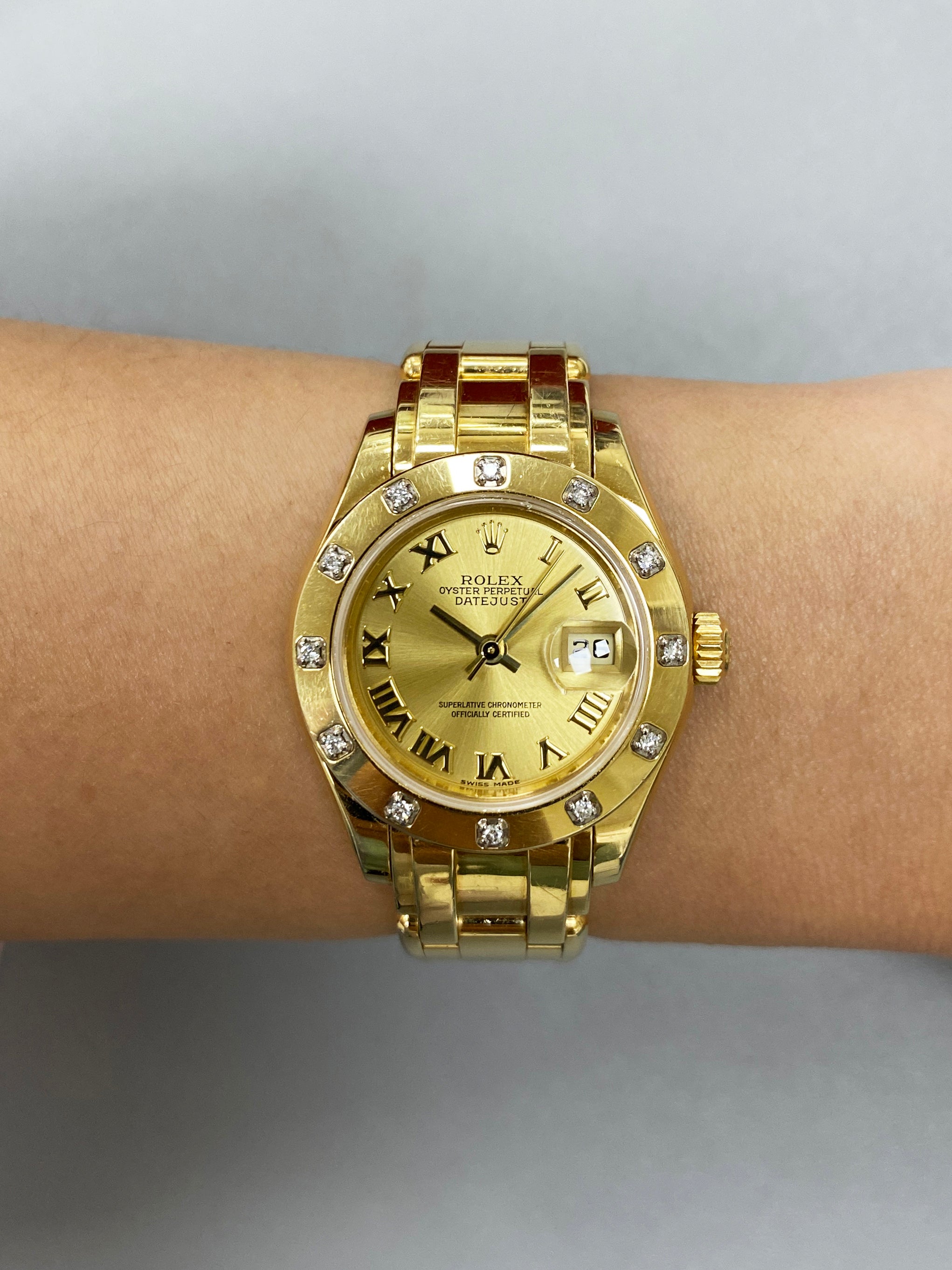 Rolex Datejust Pearlmaster 80318 Diamond Ladies Watch Box – Phigora