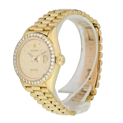 Rolex Datejust Pleiade Dial 69138 Ladies Watch