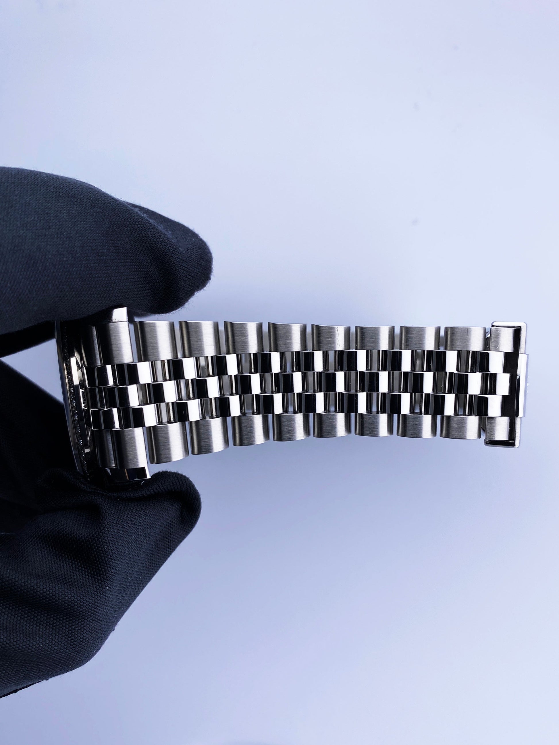 Rolex Datejust Wimbledon 126284RBR Diamond Mens Watch Box Papers - Wristwatch