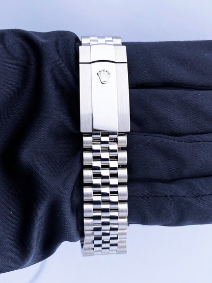 Rolex Datejust Wimbledon 126284RBR Diamond Mens Watch Box Papers - Wristwatch
