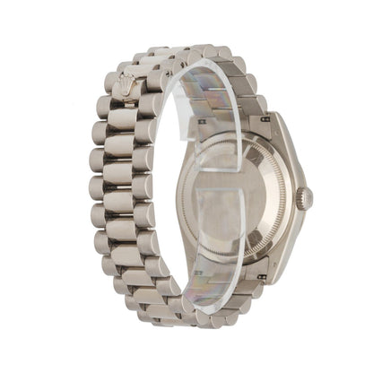 Rolex Day Date 118209 18K White Gold Men’s Watch - Wristwatch