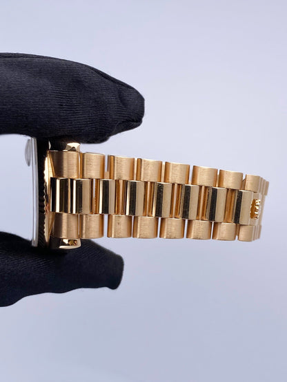 Rolex Day Date 118235 Pink Dial 18k Rose Gold Mens Watch