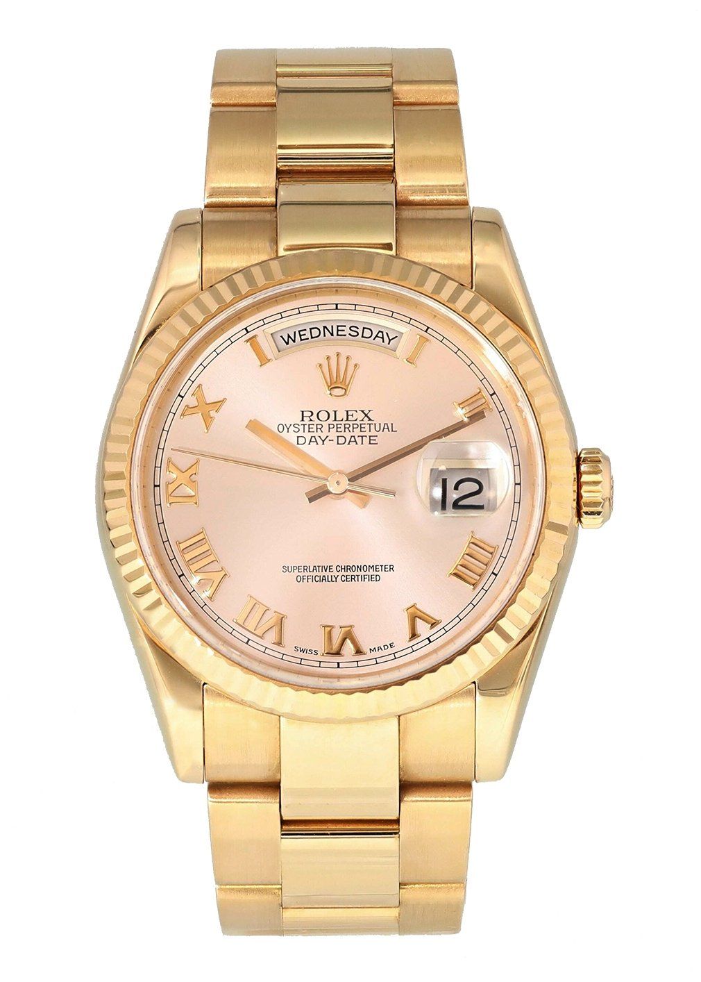 Rolex Day Date 118235 President 18k Rose Gold Mens Watch Box Papers - Virtual