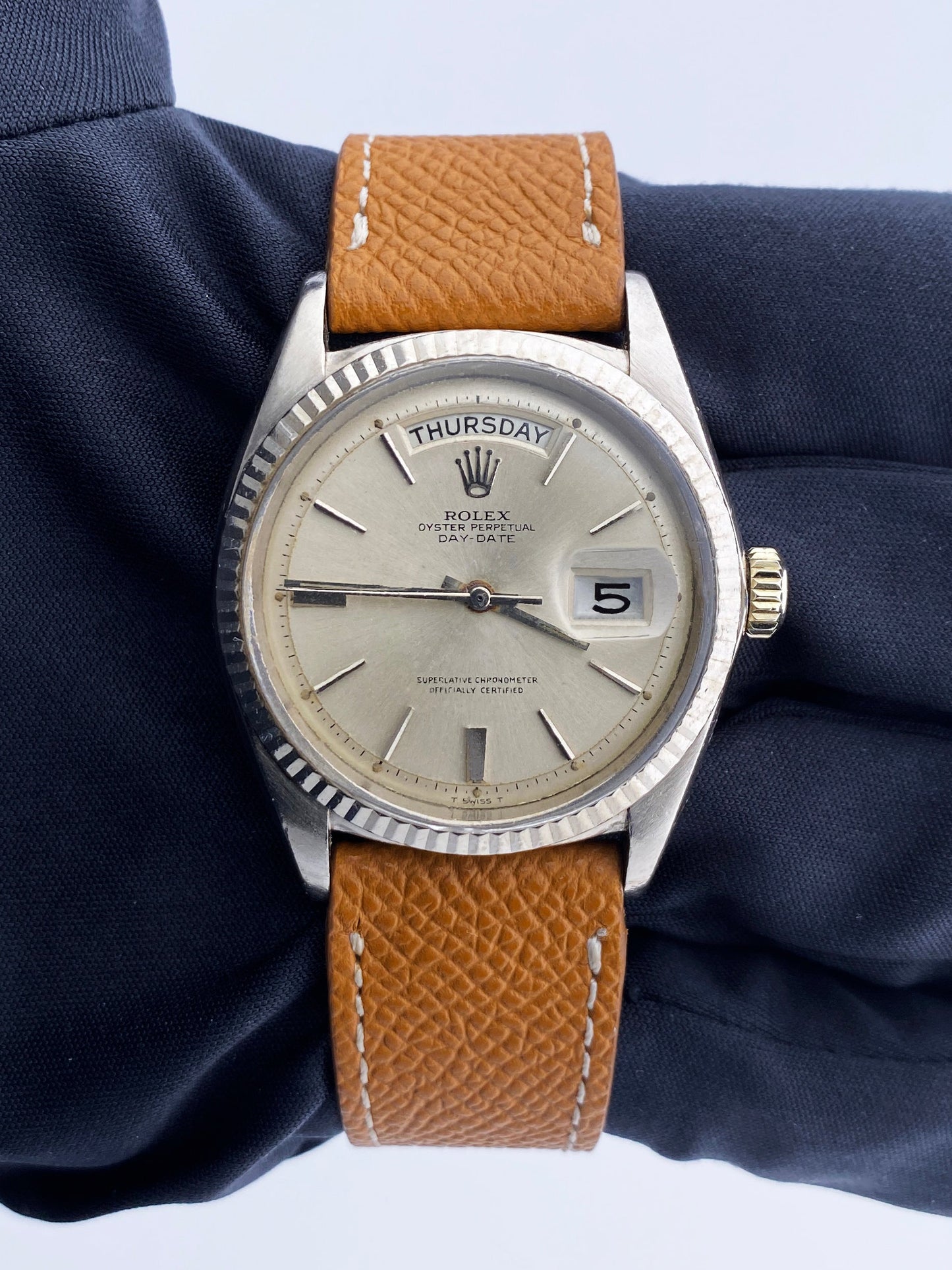 Rolex Day Date 1803 18K White Gold Mens Watch - Wristwatch