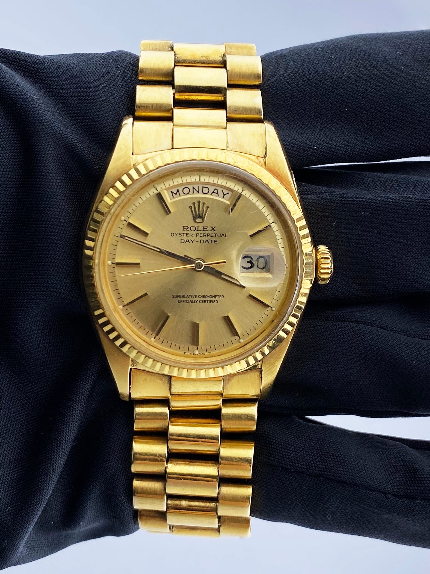 Rolex Day Date 1803 18K Yellow Gold Mens Watch