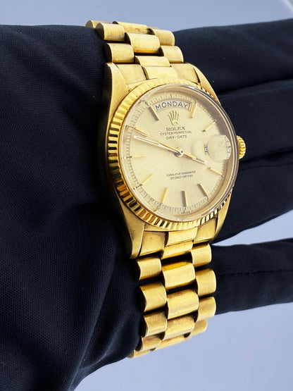 Rolex Day Date 1803 18K Yellow Gold Mens Watch