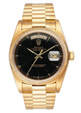 Rolex Day Date 18038 President 18K Yellow Gold Mens Watch