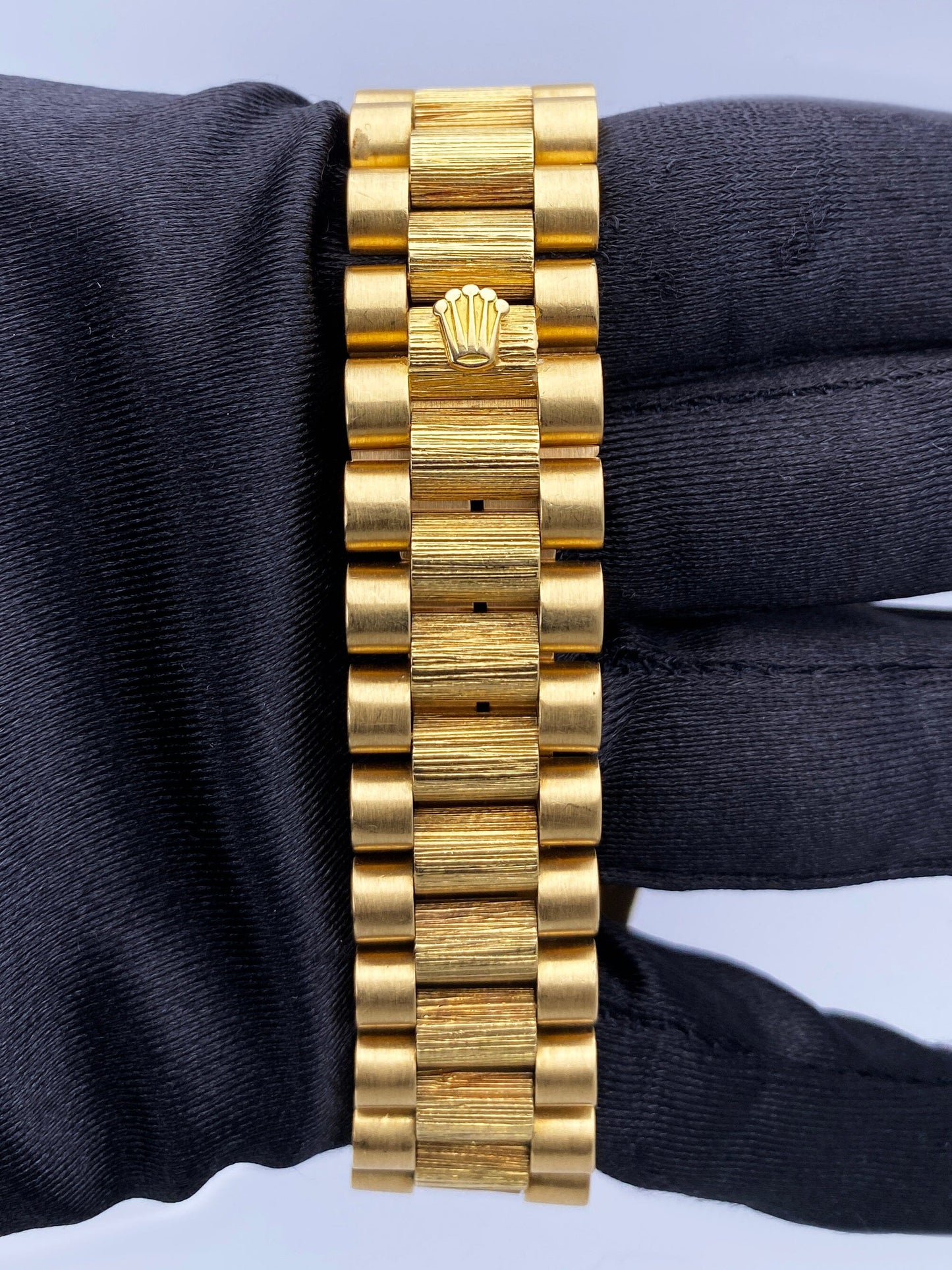 Rolex Day Date 18078 Brown Vignette Diamond Dial Yellow Gold Mens Watch - Watches