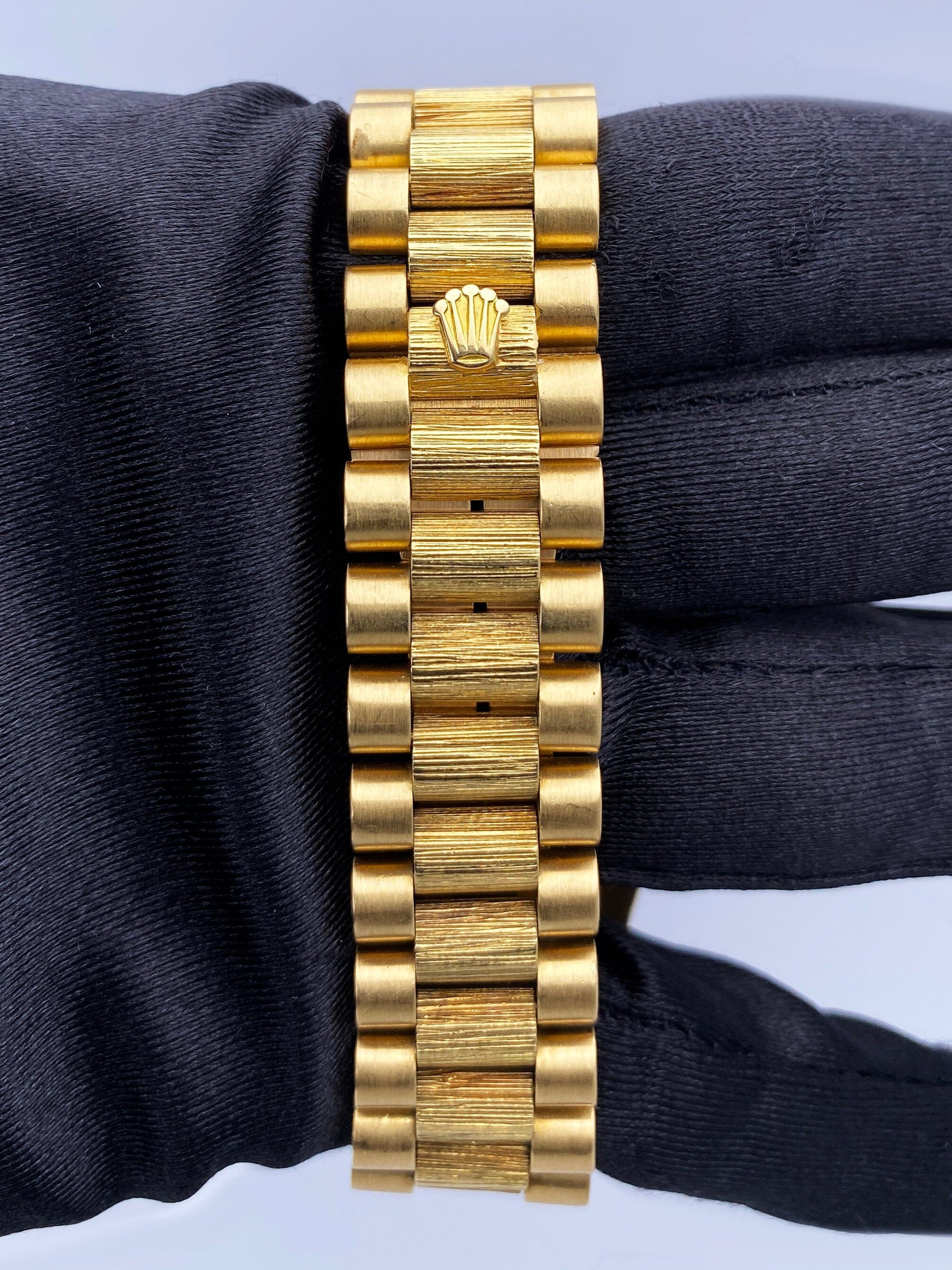 Rolex Day Date 18078 Brown Vignette Diamond Dial Yellow Gold Mens Watch - Watches