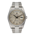 Rolex Day-Date 18239 18K White Gold Anniversary Diamond Dial Men’s Watch - Wristwatch