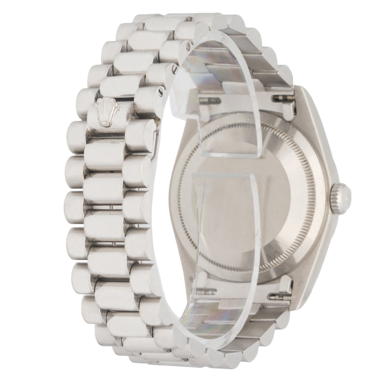 Rolex Day-Date 18239 18K White Gold Diamond Dial Men’s Watch - Wristwatch