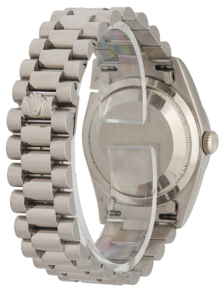 Rolex Day Date 18239 18K White Gold Men’s Watch Box & Papers - Wristwatch