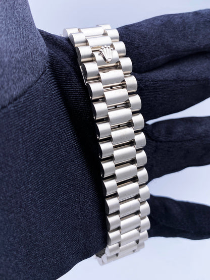 Rolex Day Date 18239 18K White Gold Mens Watch Box Papers - Watches