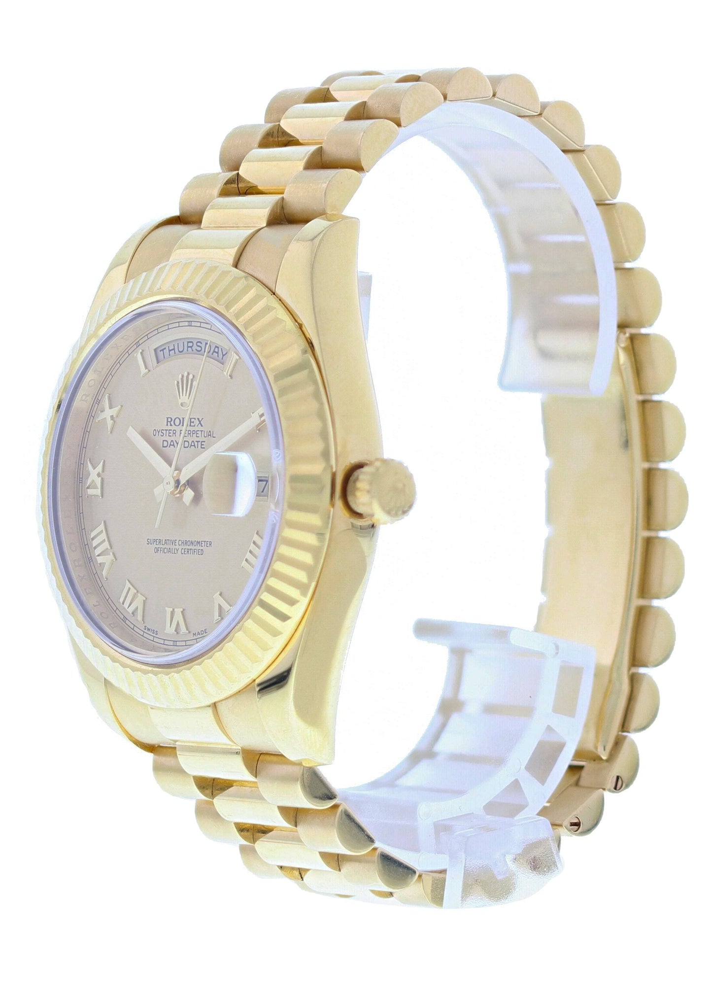 Rolex Day-Date II President 218238 18k Yellow Gold Mens Watch - Wristwatch