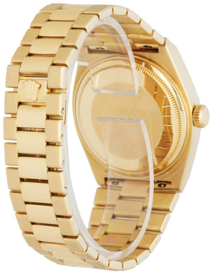 Rolex Day Date Oysterquartz 19018 18K Yellow Gold Men’s Watch - Wristwatch