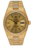 Rolex Day Date Oysterquartz 19018 18K Yellow Gold Men’s Watch - Wristwatch