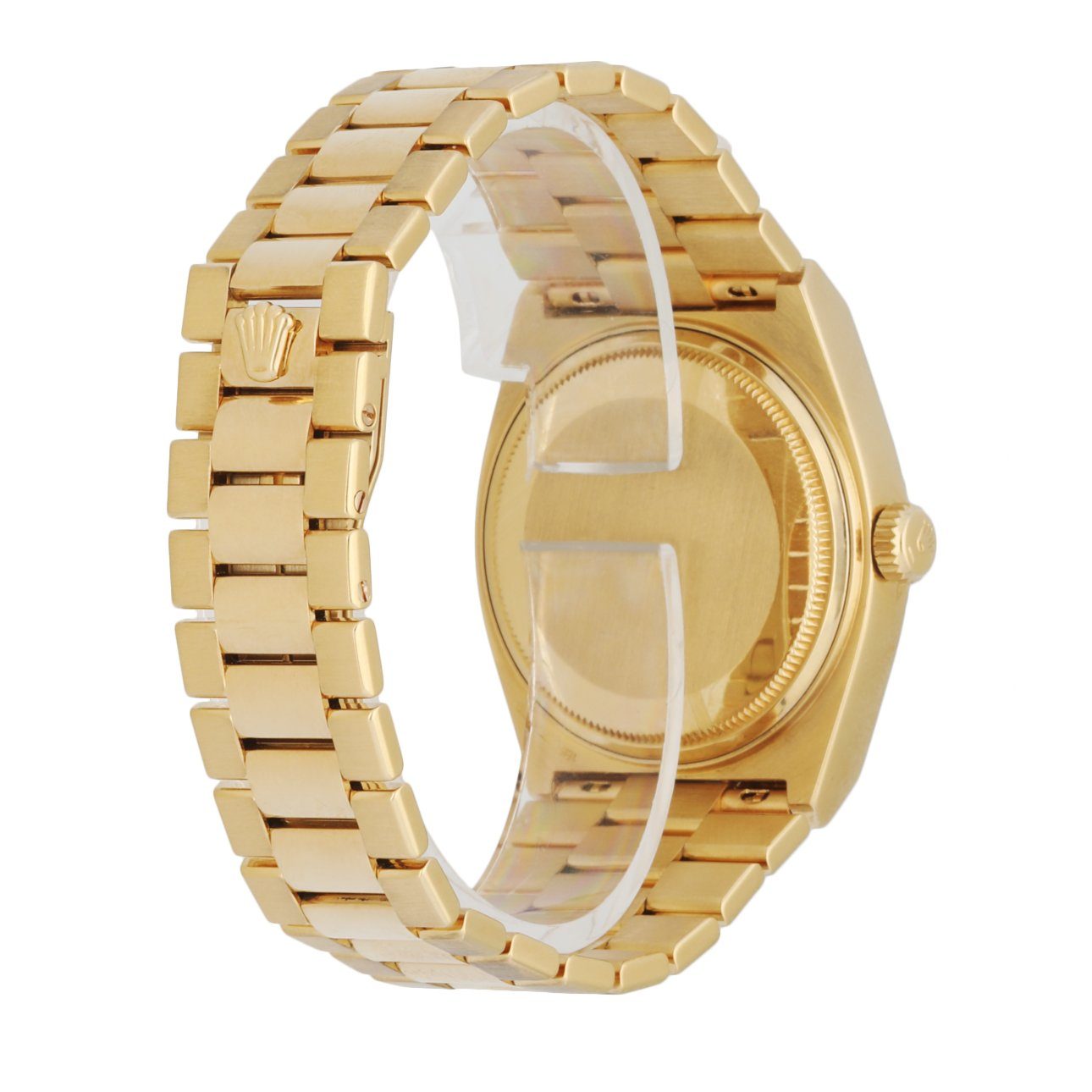 Rolex Day Date Oysterquartz 19018 18K Yellow Gold Men's Watch Serial