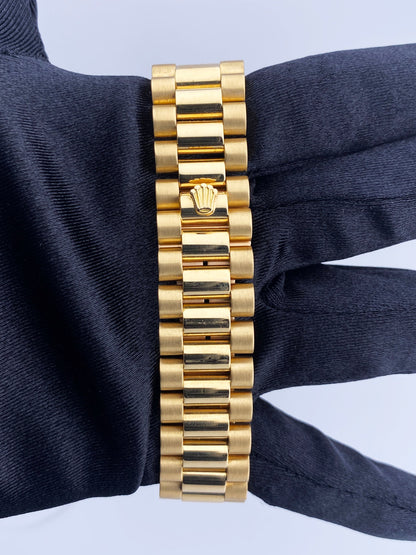 Rolex Day Date President 18038 18k Yellow Gold Anniversary Dial Men's Watch