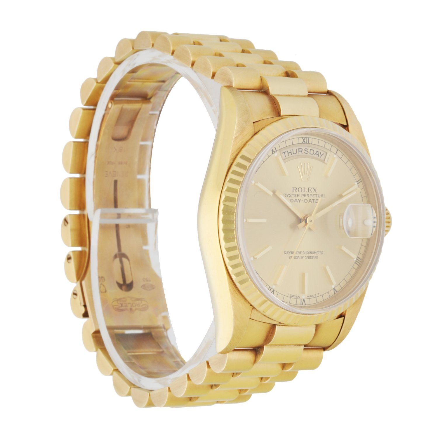 Rolex Day Date President 18238 18k Yellow Gold Men’s Watch - Virtual