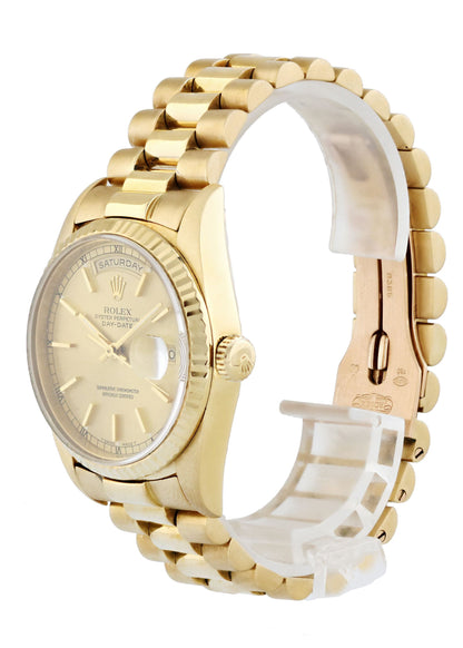 Rolex Day-Date President 18238 18k Yellow Gold Watch