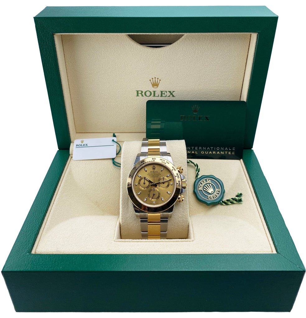 Rolex Daytona 116503 Champagne Dial Mens Watch Box & Papers