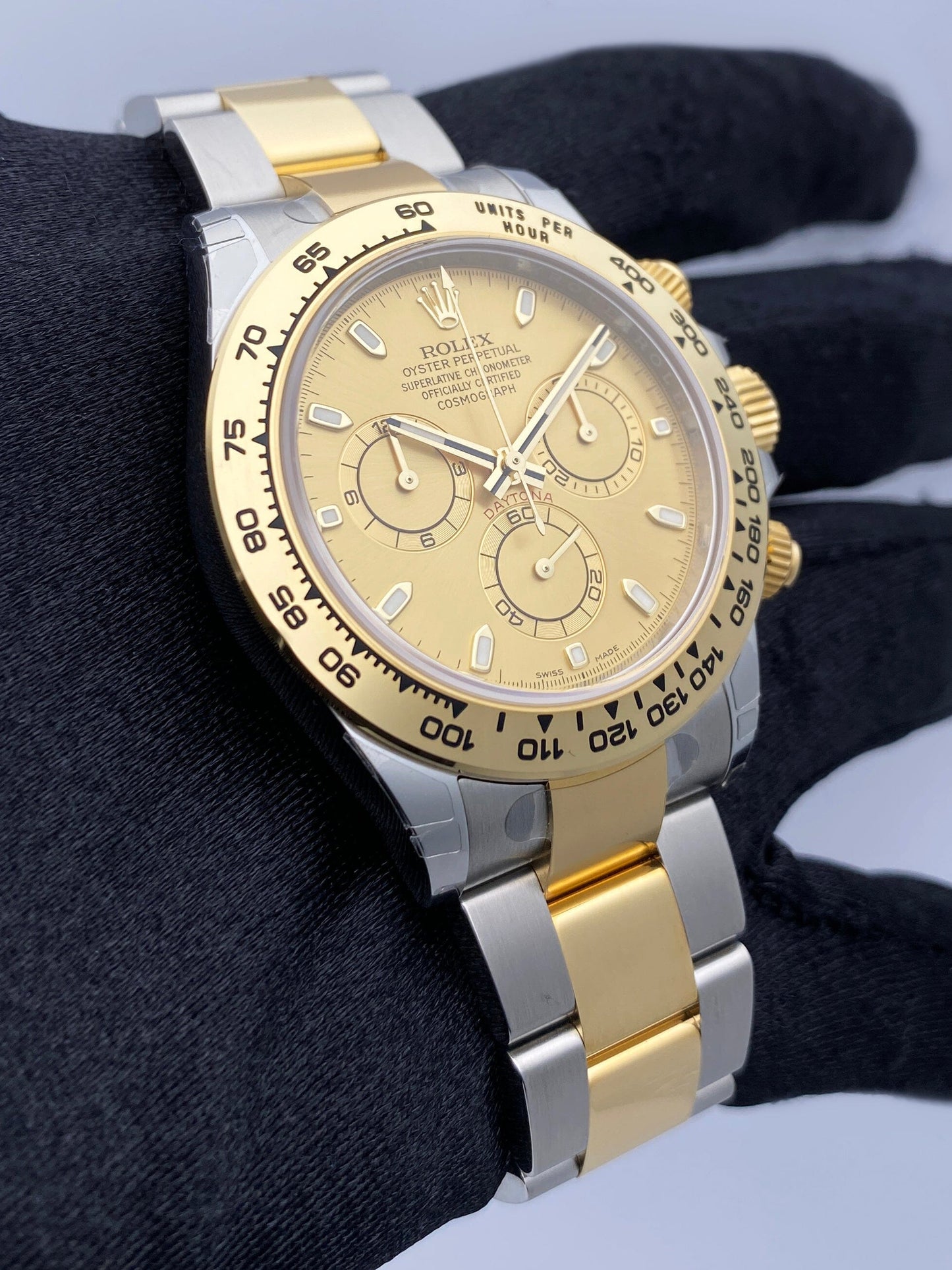 Rolex Daytona 116503 Champagne Dial Mens Watch Box & Papers - Wristwatch