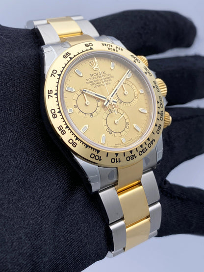 Rolex Daytona 116503 Champagne Dial Mens Watch Box & Papers - Wristwatch