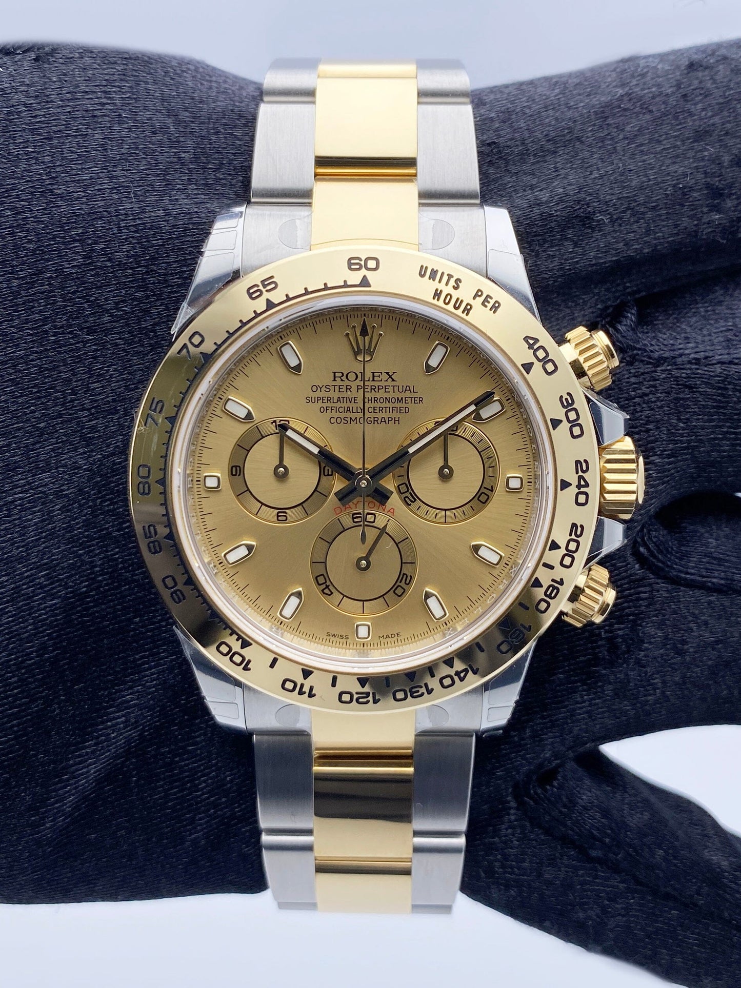 Rolex Daytona 116503 Champagne Dial Mens Watch Box & Papers - Wristwatch