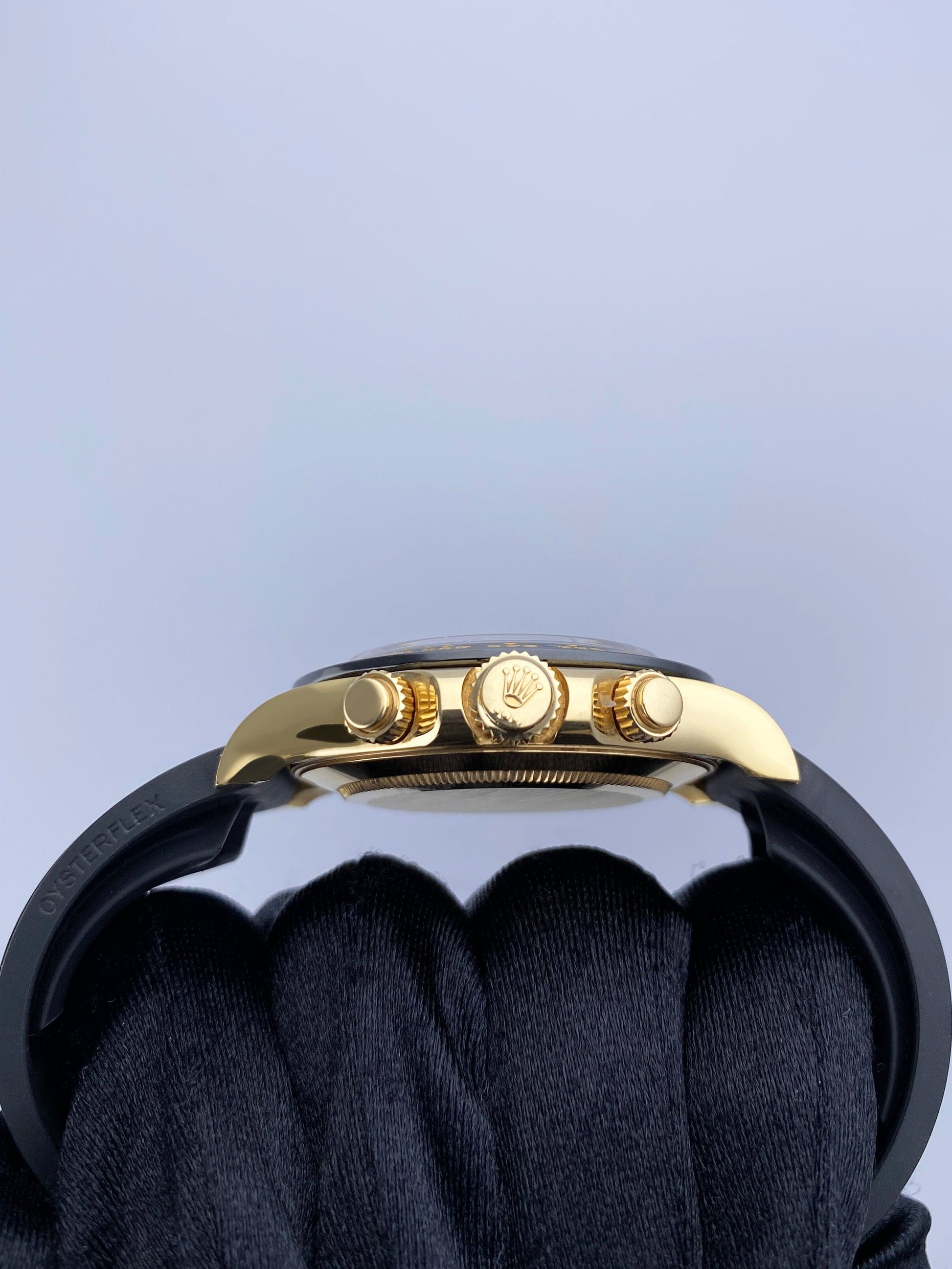 Rolex Daytona 116518L MOP Diamond dial Yellow Gold Mens Watch Box Papers