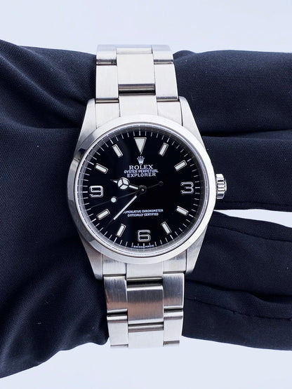 Rolex Explorer 114270 Steel Mens Watch Box & Papers
