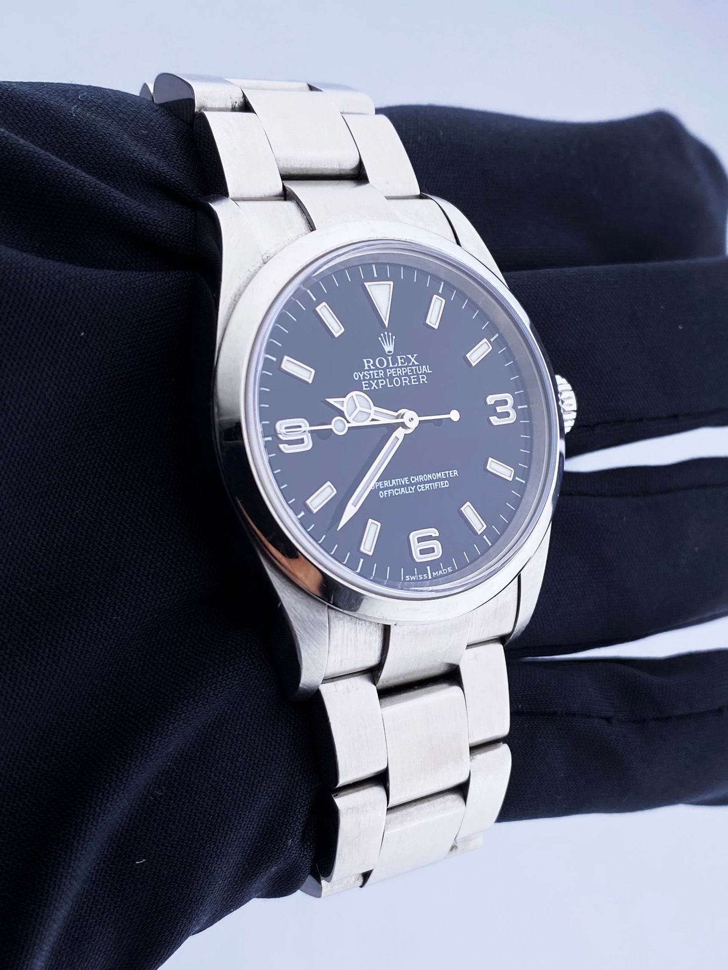 Rolex Explorer 114270 Steel Mens Watch Box & Papers