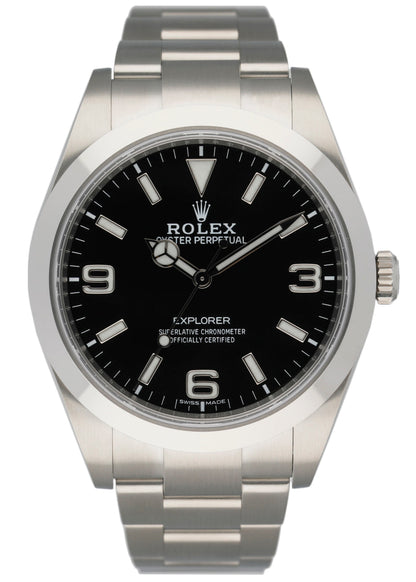 Rolex Oyster perpetual Explorer 214270 Men's Watch Box & Papers