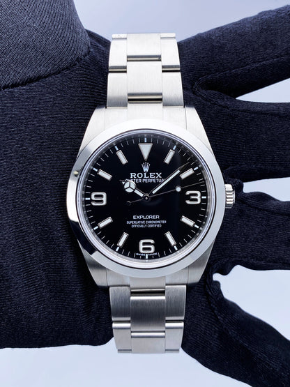 Rolex Explorer 214270 Mens Watch Box Papers