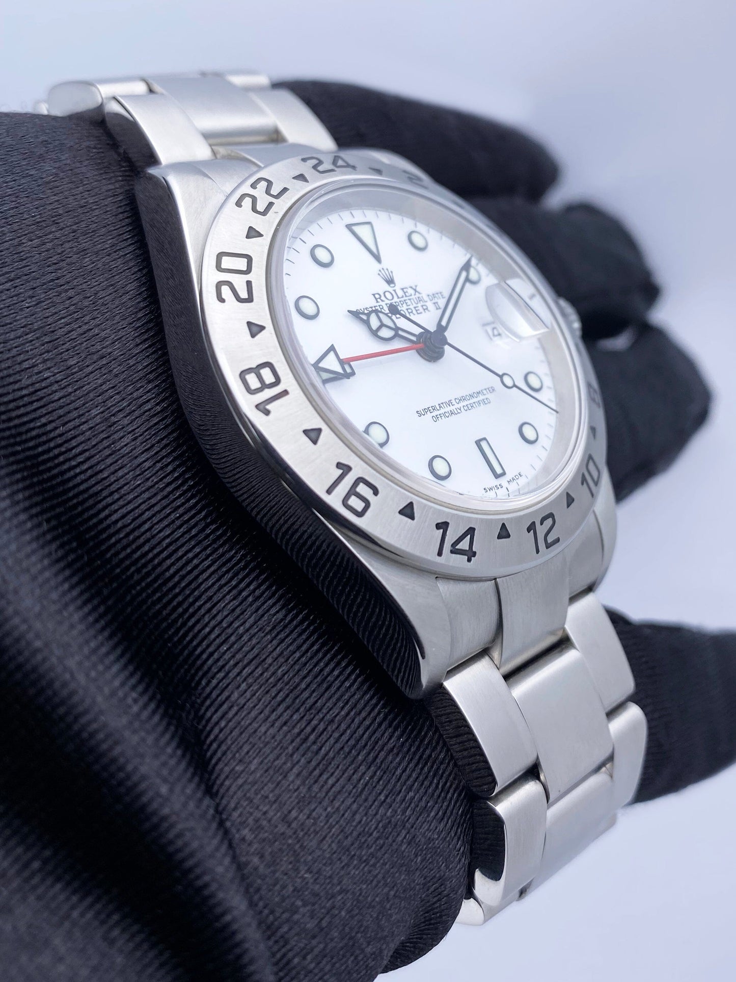 Rolex Explorer II 16570T White Dial Mens Watch