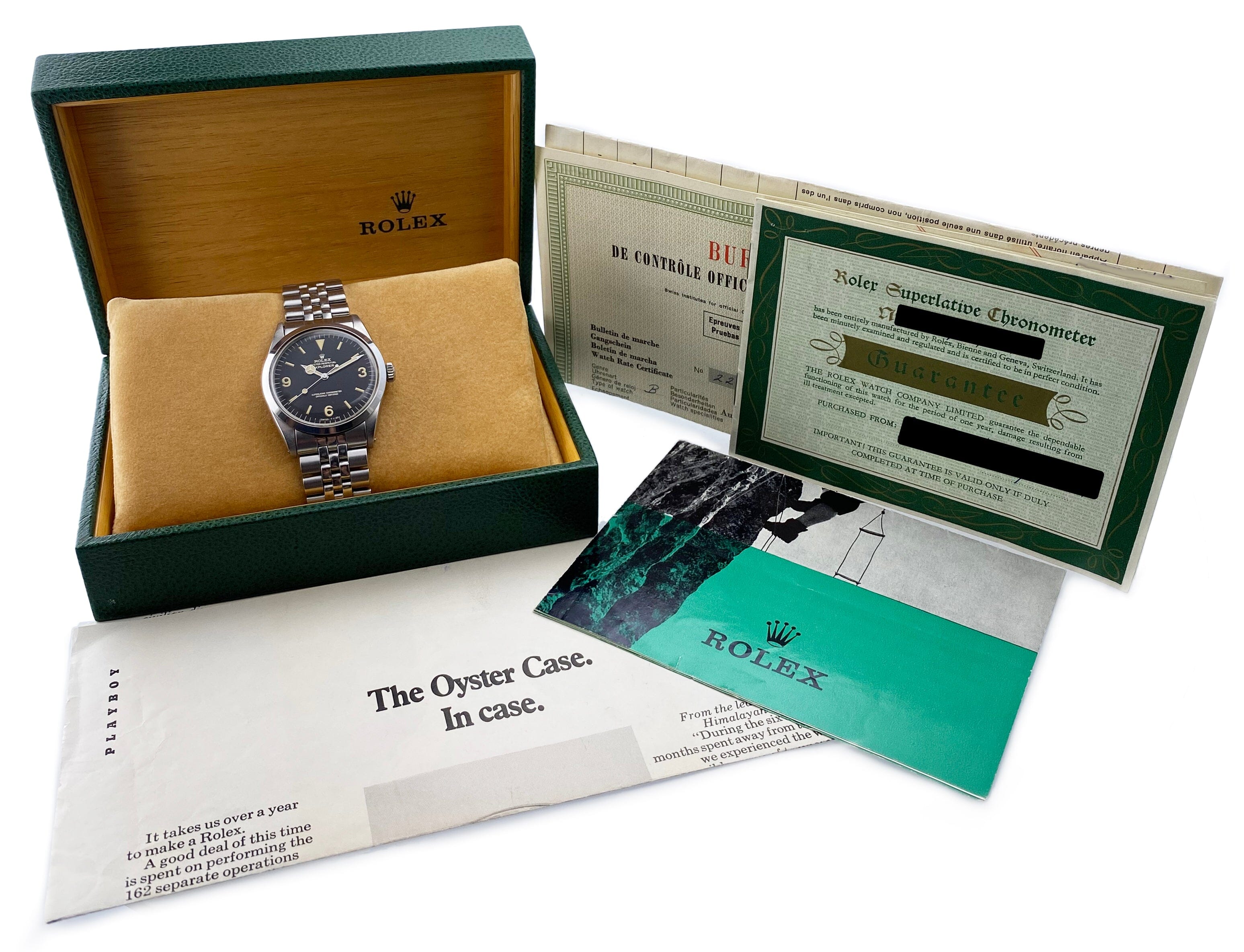Rolex Explorer Vintage 1016 Black Dial Stainless Steel Mens – Phigora