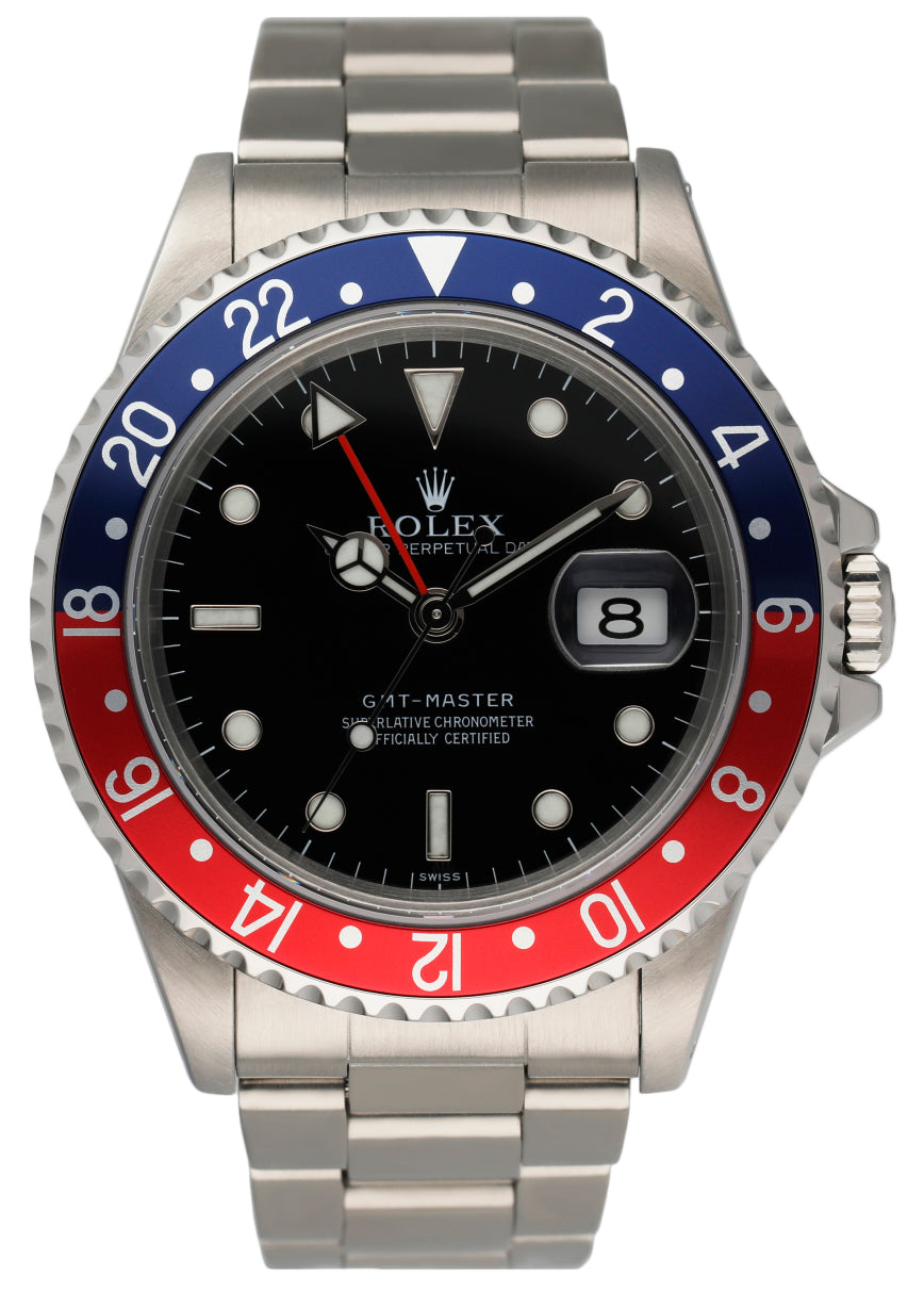 Rolex GMT Master 16700 Pepsi Bezel Mens Watch