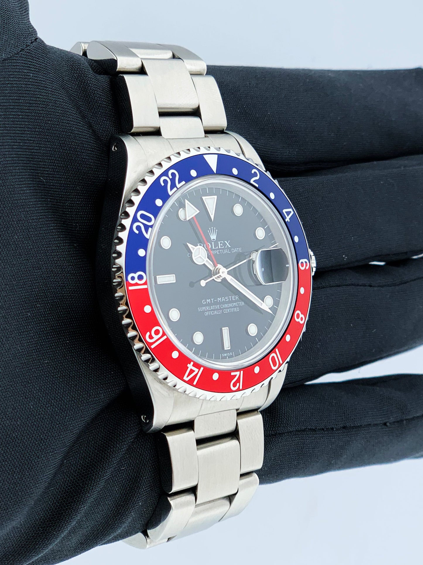 Rolex GMT Master 16700 Pepsi Bezel Mens Watch