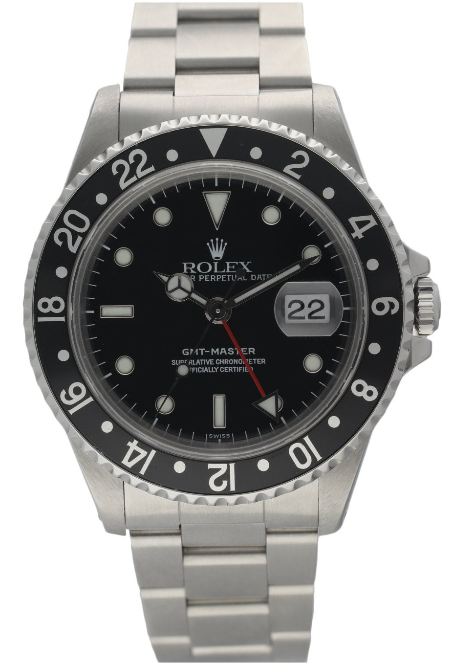 Rolex GMT Master 16700 ’Swiss’ Dial Men’s Watch Box & papers - Wristwatch